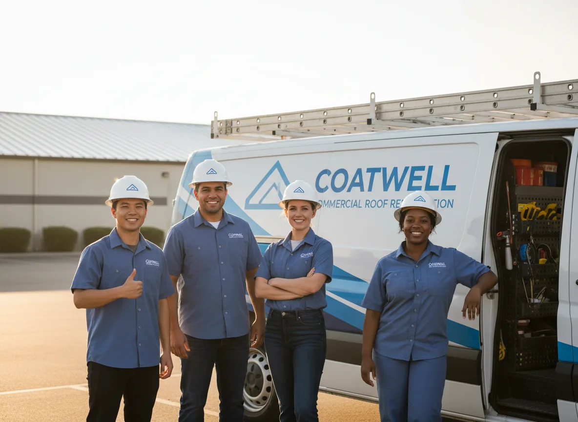 Commercial roof coating company in Crozier, VA